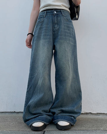 Dickie Washing Wide Denim Pants